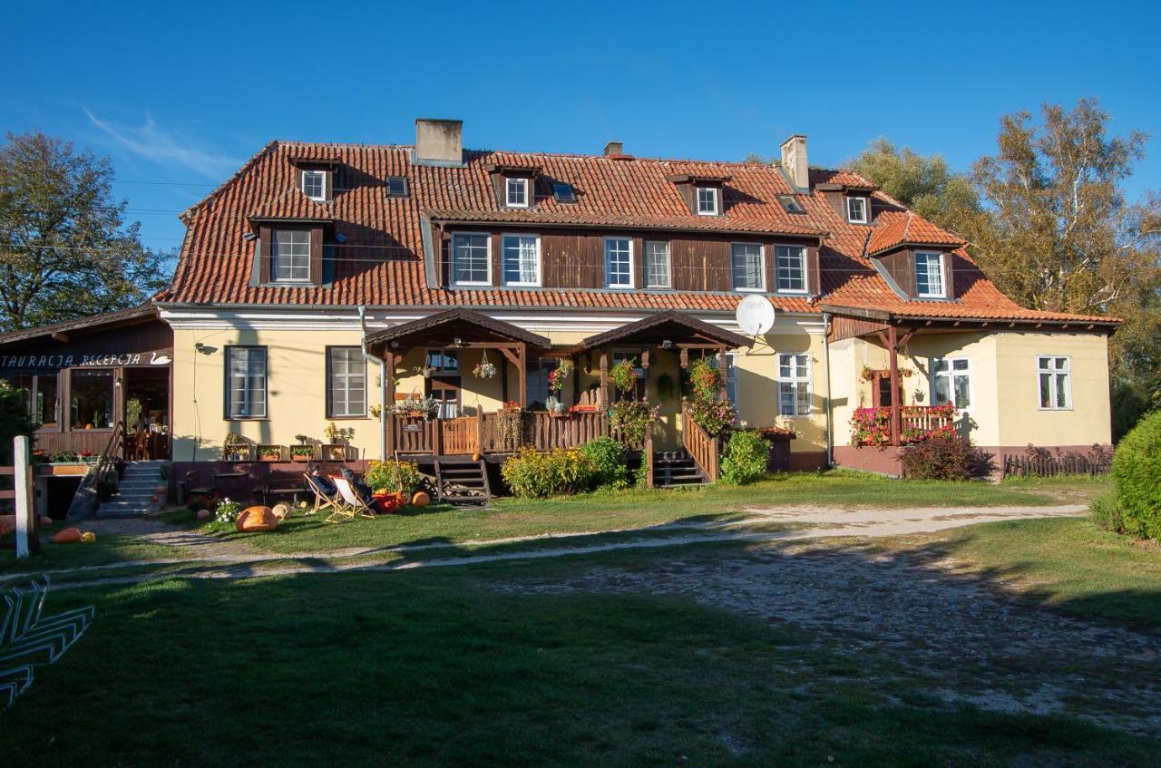 Folwark Luknajno Nad Jeziorem Sniardwy Gospoda Dziedzictwo Kulinarne Warmia-Mazury Mikołajki Exterior photo